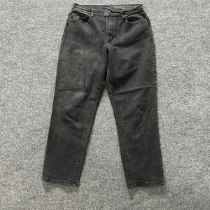 Aeropostale Jeans Womens Size 12 Black Curvy Mom Jean High Waisted Stretch Denim
